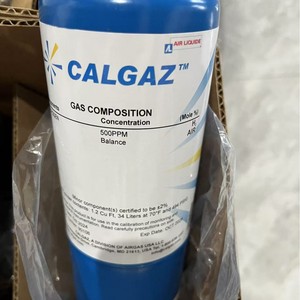 Cilindro de Gas Calgaz de 34 Litros, 494 PSIG, Gas de Calibración Industrial para Analizadores - Product Image 1