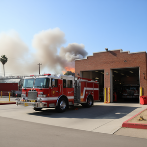 Camiseta de manga larga del equipo de rescate del Departamento de Bomberos del Condado de Los Ángeles 51 - Product Image 3