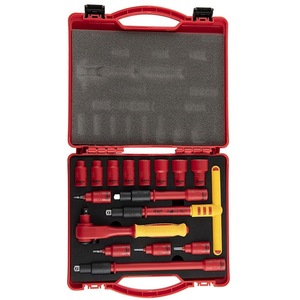 SATA <b>Socket</b> Set 1/2 In Hex Drive T-Handle Industrial Grade 5-66 Pieces - Product Image 4