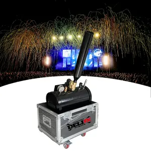 Massive Slow-falling Confetti Super Shot Air Cannon Low co2 Consumption DMX Ribbon Confetti Machine for Movie and TV Drama Show