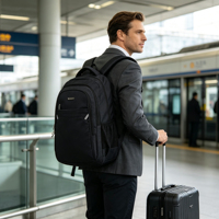 Sac à dos de voyage multifonctionnel de grande capacité HAIBOWY de haute qualité, imperméable, en polyester, pour ordinateur portable, pour l'extérieur