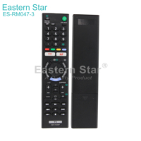 Control Remoto Universal para TV ES-RM047-3 RMT-TX300P Compatible con Modelos de TV Sony RMF-TX200U RMF-TX200B RMF-TX201U RMF-TX300U