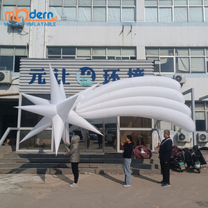 Led hiệu suất ánh sáng quảng cáo Inflatable sao chổi thiết kế đuôi trang phục có tính năng RGB đèn LED Tùy chỉnh màu sắc - Product Image 3