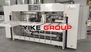 Yike nhóm YK-4500 đôi mảnh bán tự động khâu máy hộp sóng đóng đinh engraradora de <span class=keywords><strong>2</strong></span> bao bì tạo thành máy - Product Image 6