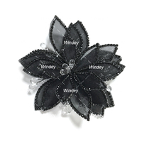 Nouvelles Appliques Florales 3D en Fil Métallique avec Strass en Cristal pour Robes de Bal et Vêtements – Idéales pour le DIY et les Accessoires de Mariage Féminins