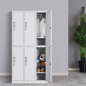 ตู้ล็อกเกอร์เหล็กสำหรับโรงยิม/ตู้เก็บของโลหะ/ตู้เก็บของโรงเรียน - Product Image 4