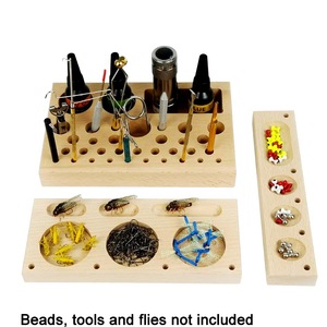 Organizador de Escritorio de Madera Natural para Herramientas de Manualidades, para Suministros de Joyería DIY - Product Image 3