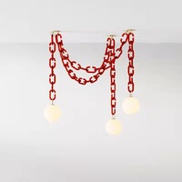 Lustre suspendu en verre pour restaurant, décoration de fenêtre de hall d'exposition, style nordique, art pour salon, plafonnier