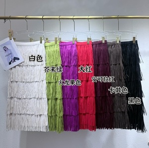 PY 2026 Summer New Arrival Casual Miyake Pleated <b>Skirt</b> Fashion <b>Elastic</b> Waist Flared Tiered Midi <b>Skirt</b> Bulk Clothing Wholesale - Product Image 6