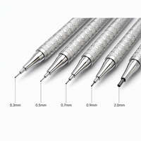 ZHUOPIN ZP-DF912 OEM Premium – Coffret Cadeau de Crayons Mécaniques en Alliage d'Aluminium 0,3-2,0 mm – Personnalisation Professionnelle Multi-Spécifications – Écriture Fluide