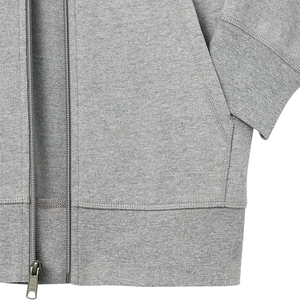 Sweat à capuche sport unisexe personnalisé de haute qualité avec fermeture éclair intégrale, logo personnalisé, coupe classique, respirant, séchage rapide, en polaire brodé, modèles unis - Product Image 6