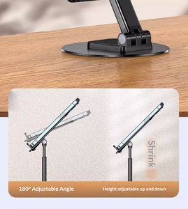 Soporte Ajustable con Logotipo Personalizado, Soporte Giratorio de 360 Grados de Aleación de Aluminio para Teléfono Móvil, Portátil y Flexible para Escritorio o Cama - Product Image 6