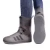 Surchaussures de Pluie Réutilisables en PVC Imperméables avec Semelle Épaissie pour la Marche, le Cyclisme, le Camping, la Pêche – Populaires, Mixtes