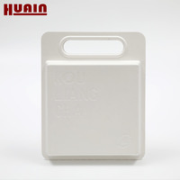 Boîte de rangement de pulpe de carton écologique de 1mm d'épaisseur Boîte plate en relief pour emballage de canne à sucre pour chaussettes