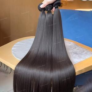 Vendeurs d'extensions de cheveux humains birmans vietnamiens crus, paquets de cheveux humains vietnamiens crus à cuticule alignée - Product Image 2