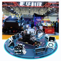 Parc d'Attractions VR Réalité Virtuelle Simulateur de Jeux d'Arcade 9D VR Gaming Parc d'Attractions Extérieur Machine de Jeu 12D Aire de Jeux Intérieure pour Enfants