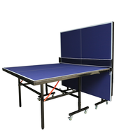Table de Tennis de Table IUNNDS Intérieure Extérieure Ping-Pong Haute Qualité Pliable Portable avec Roues
