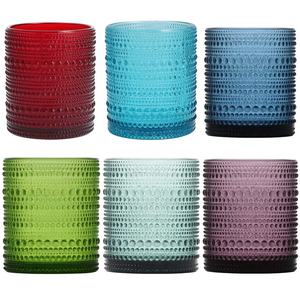 Verres à boire Jupiter Fashion, 10 onces, couleurs arc-en-ciel, verres à double fond colorés Jupiter - Product Image 2