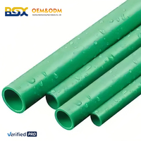 Raccord coudé femelle PPR bicolore vert pour accessoires d'eau chaude, haute pression Pn16 Pn20 Pn25, pour tubes PPR de 25, 32, 50 mm
