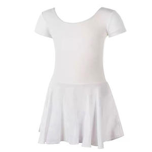 子供半袖バレエレオタードシフォンスカートダンスドレスバレリーナ体操着女の子クラスステージ - Product Image 2