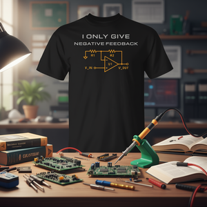Solo doy comentarios negativos Camiseta de ingeniería eléctrica - Product Image 3