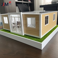 Nuevo Diseño de Casa Contenedor Expandible Moderna para Uso como Apartamento con Diseño Plegable de Panel Sándwich