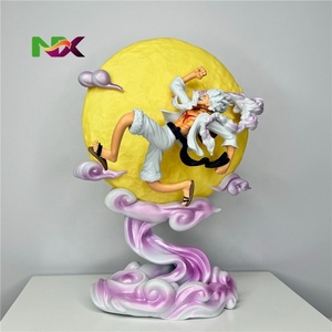 Figura de Acción de Anime de Resina de Luffy con Salto Lunar Brillante de One Piece Gear 5, con Caja Decorativa - Product Image 1