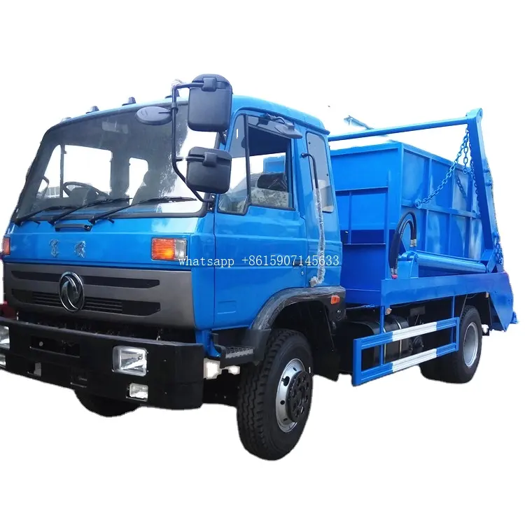 CLW New Swept-body refuse collector swing arm garbage truck skip loader garbage truck for sale