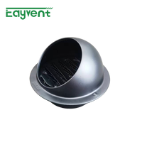 Capuchon d'aération en acier inoxydable avec amortisseur, anti-refoulement, résistant au vent et à la pluie pour empêcher le reflux d'air et d'odeurs dans les conduites d'aération