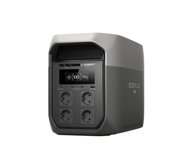 EcoFlow DELTA 3 Max Series (2048Wh) Portable Power Station 3000W Solar generator 3000W AC output 6000W surge output