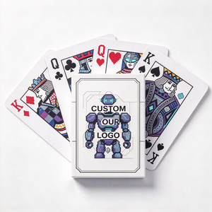 Cartas de Póker Personalizadas con Logotipo, PVC Impermeable, Papel de 300gsm, Calidad Casino, Fabricante OEM ODM, Impresión de Caja, Venta al Por Mayor - Product Image 3