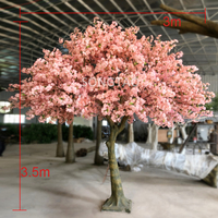 Plante artificielle 1 pièce de 10 pieds, grand canopée en fleurs de cerisier, arbre de mariage pour décoration d'intérieur