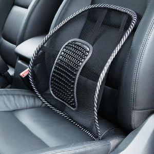 Support lombaire arrière en maille d'aération pour chaise de bureau ou voiture - Product Image 2