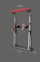 Tour de musculation pliable multifonction réglable avec barre de traction et station de dips, équipement d'entraînement de force de haute qualité en carbone