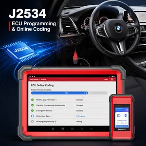 เครื่องสแกน OBD2 LAUNCH X431 PRO5 เครื่องอ่านโค้ดรถยนต์ พร้อมฟังก์ชันทดสอบแบบแอคทีฟ ข้อมูลสด ระบบ Auto VIN ฟังก์ชันบริการ 37 รายการ แท็บเล็ตสำหรับช่างยนต์ - Product Image 4