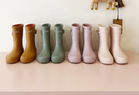 Bottes de pluie pour enfants les plus recherchées, légères, en caoutchouc naturel recyclable, pour l'automne et l'hiver, vendues en gros