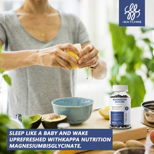 Capsules de glycinate de <span class=keywords><strong>magnésium</strong></span>, complément de <span class=keywords><strong>magnésium</strong></span> pour la santé des muscles, des nerfs, des os et du cœur (adulte, végétalien, sans gluten/saïda, 60/120) - Product Image 4