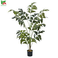 130cm künstliche Fischschwanz palme Faux Plam Tree künstliche Pflanzen im Topf für Home Office Wohnzimmer Dekoration