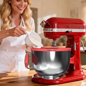 Protection anti-éclaboussures en silicone réutilisable KSM150, anti-déversement de farine, <span class=keywords><strong>couvercle</strong></span> de <span class=keywords><strong>bol</strong></span> pour batteur <span class=keywords><strong>KitchenAid</strong></span>, <span class=keywords><strong>couvercle</strong></span> hermétique avec petit <span class=keywords><strong>bol</strong></span> et entonnoir - Product Image 3