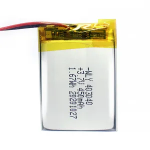 Индивидуальные цифровые Lipo батареи 3,7 В 450 мАч 500 мАч 403040 литий-полимерный аккумулятор