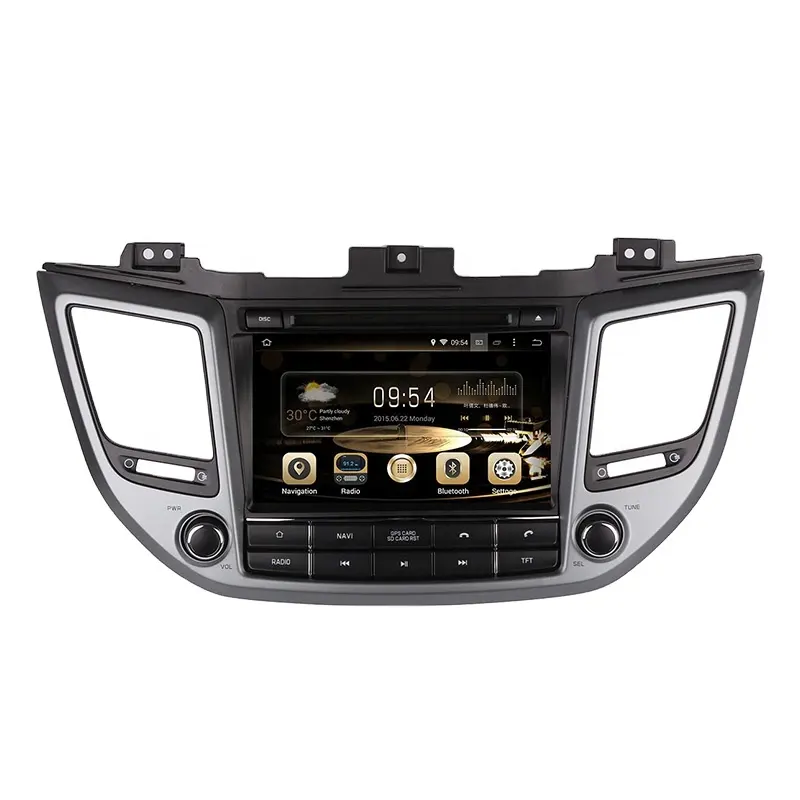 8 Inch 4G 64G Autoradio Gps Navigatiesysteem Voor Hyundai Tucson 2015 2016 2017