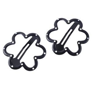 Pince à cheveux BB creuse à motif floral style coréen 12 cm en métal pour enfants, usage quotidien - Product Image 5