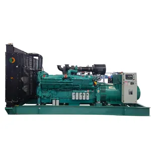 Pendingin Air 1500KVA Generator Diesel 230V Terbuka Generator Diesel 1200KW