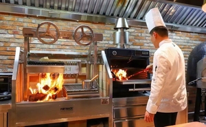 Parrilla <span class=keywords><strong>Gaucho</strong></span> Asado Integrada Acero Inoxidable Brasero Argentina Exterior Santa María Chimenea Parrillas Argentinas Horno de Carbón - Product Image 5