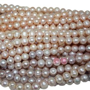 Perles Keshi Zhuji de grande taille 11-12 mm, presque circulaires, filetées, semi-finies, perles de collier, perles Keshi naturelles en gros - Product Image 5