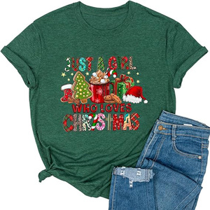 Wholesale Custom Women's Christmas Trees Graphic Tees Holiday Pine <strong>Xmas</strong> <strong>Shirt</strong> Family Christmas <strong>Shirt</strong> - Product Image 1