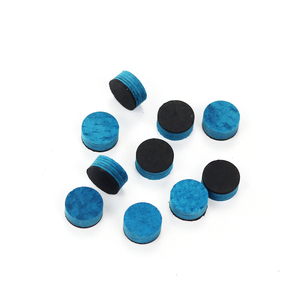 Nouvelle arrivée, pointe de queue de <span class=keywords><strong>billard</strong></span> de qualité supérieure, bleue, 14 mm, 5 couches de cuir avec <span class=keywords><strong>tapis</strong></span> de protection pour queue de <span class=keywords><strong>billard</strong></span> - Product Image 1