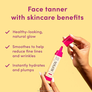 Marque privée ombre foncée noix <span class=keywords><strong>de</strong></span> <span class=keywords><strong>coco</strong></span> bronzant gouttes pour le visage <span class=keywords><strong>sans</strong></span> <span class=keywords><strong>alcool</strong></span> anti-rides intérieur marque privée hydratant autobronzant - Product Image 3