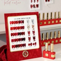 Nouvel ensemble de vernis à ongles en gel LED UV rouge, 30 couleurs, écologique, séchage rapide, sans HEMA, usage professionnel, flacons de 15 ml, DIY