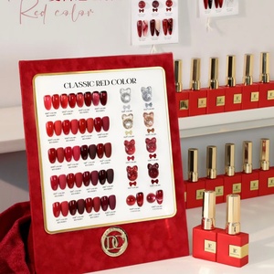 New Red Uv <b>Nail</b> <b>Gel</b> <b>Set</b> 30 Color Environmental Friendly Quick Drying <b>Nail</b> Polish Hema Free <b>Gel</b> Polish <b>Set</b> Top Free - Product Image 1